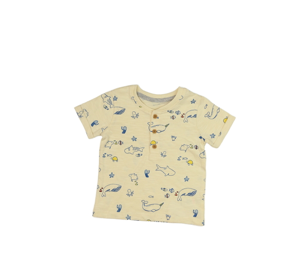 Hnědé triko s mořskými tvory George