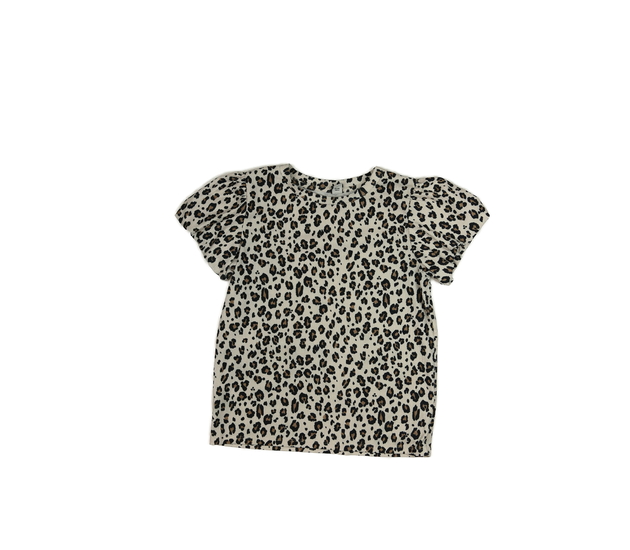 Šedé triko se zvířecím vzorem Tu