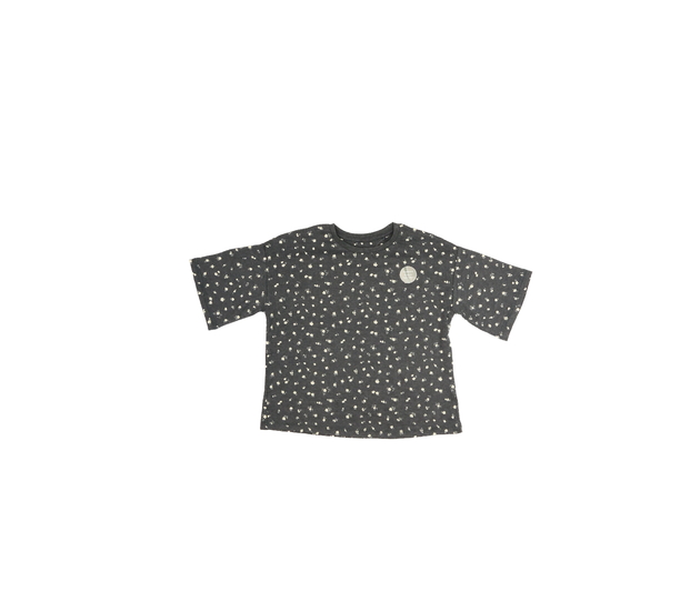 Šedé kratší květinové triko George