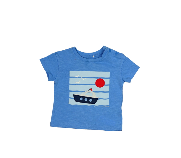Modré triko s lodí M&S