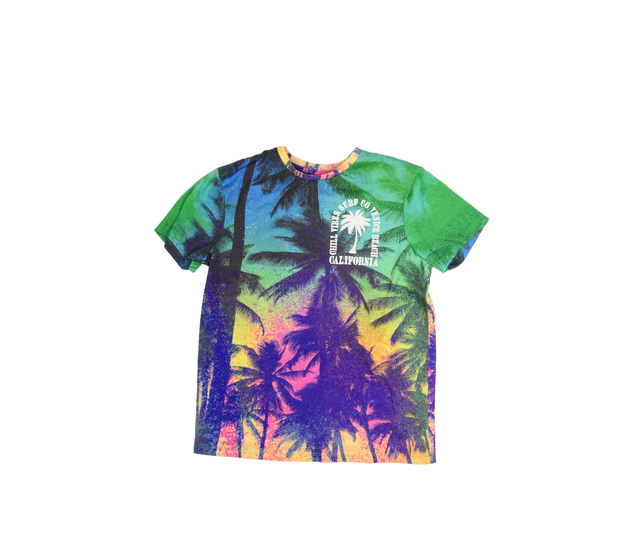 Barevné triko s palmami George