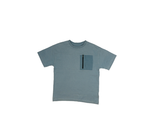 Modré triko s kapsičkou na zip Next
