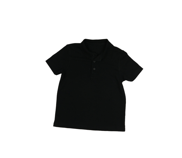 Černé triko s límečkem George