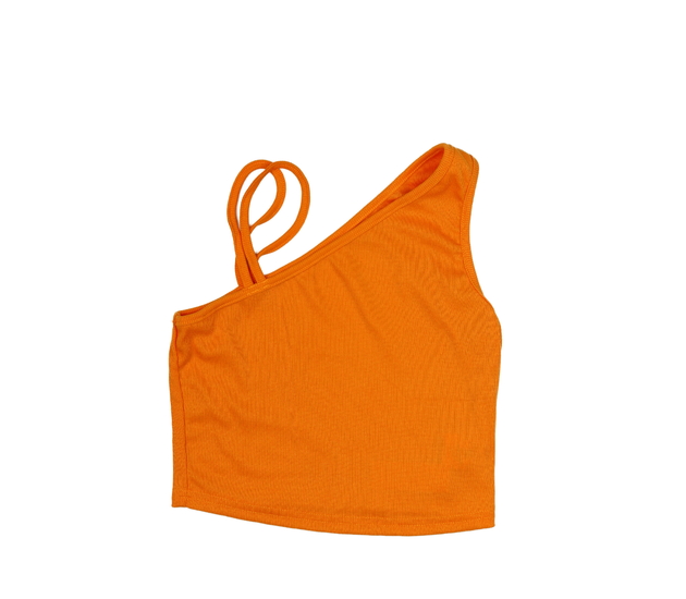 Oranžový crop top 