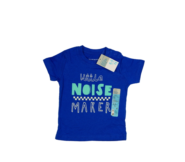 Nové modré triko s vtipným nápisem Primark