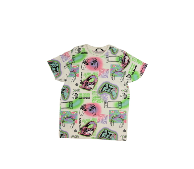 Světlé triko s herními motivy George