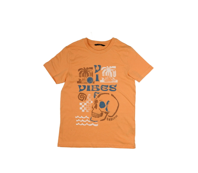 Oranžové triko s cool potiskem George