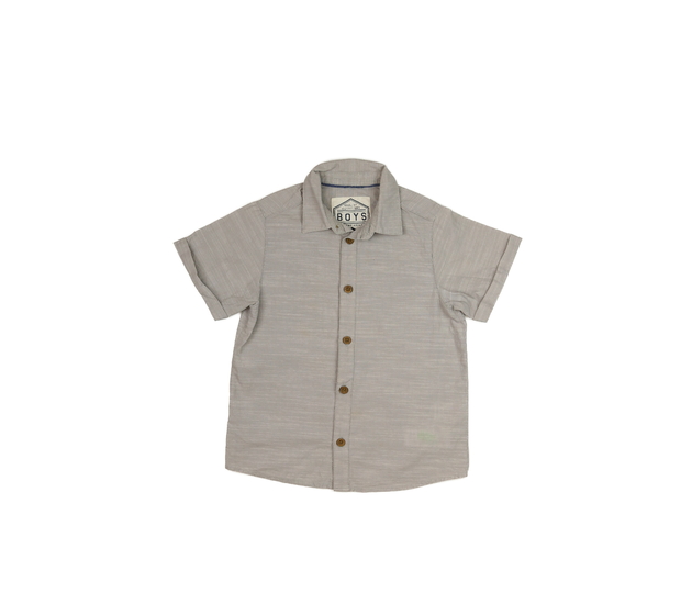 Šedá melírovaná košile 