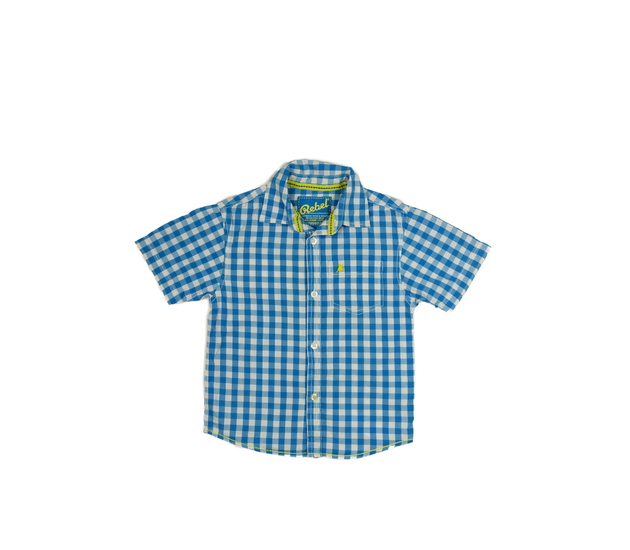 Modrá kostkovaná košile Primark