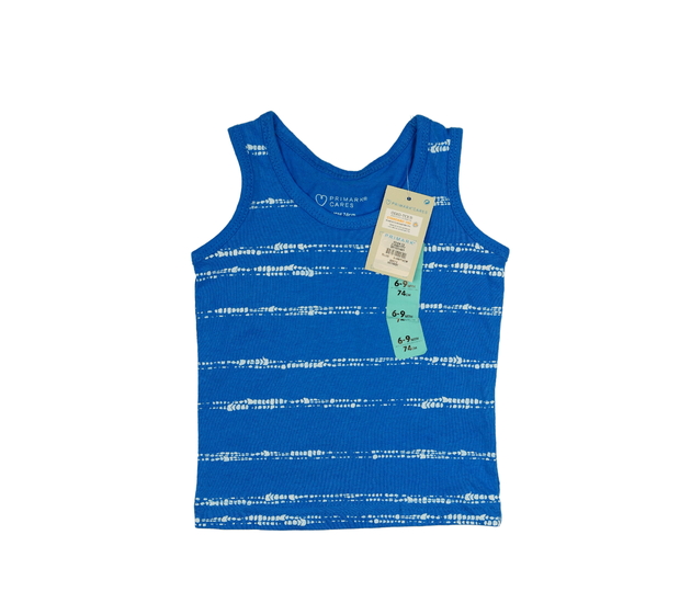 Nové modré pruhované tílko Primark