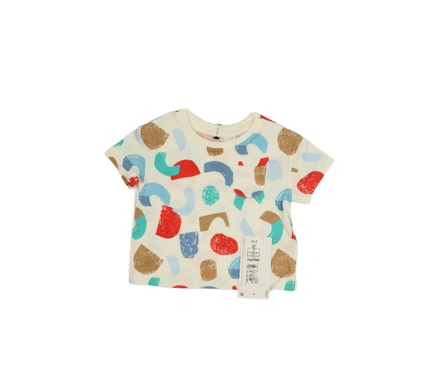 Nové krémové vzorované triko M&S