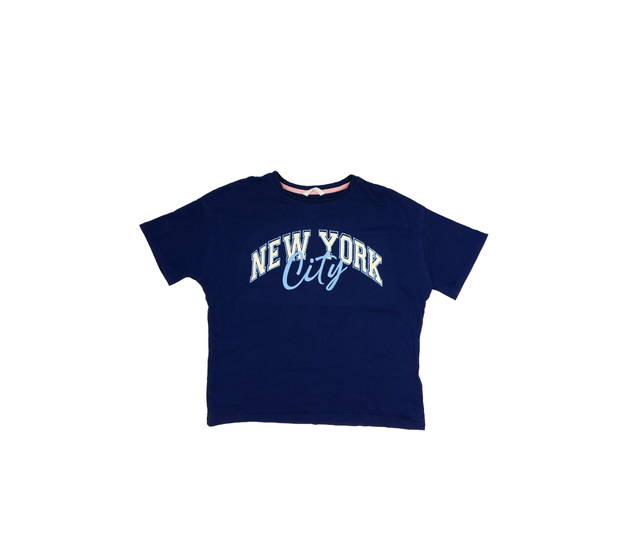 Tmavě modré kratší a široké triko M&S