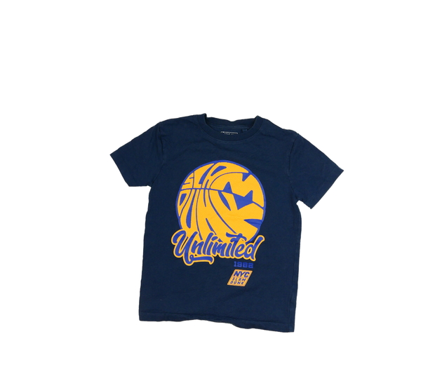 Tmavě modré triko s oranžovým míčem Next