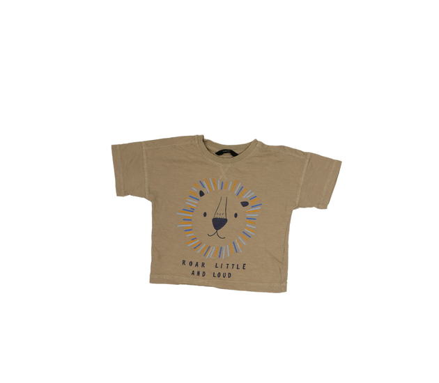 Hnědé triko se lvem George