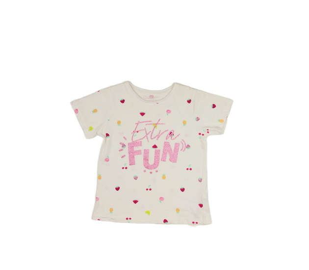 Smetanové triko s ovocem Primark