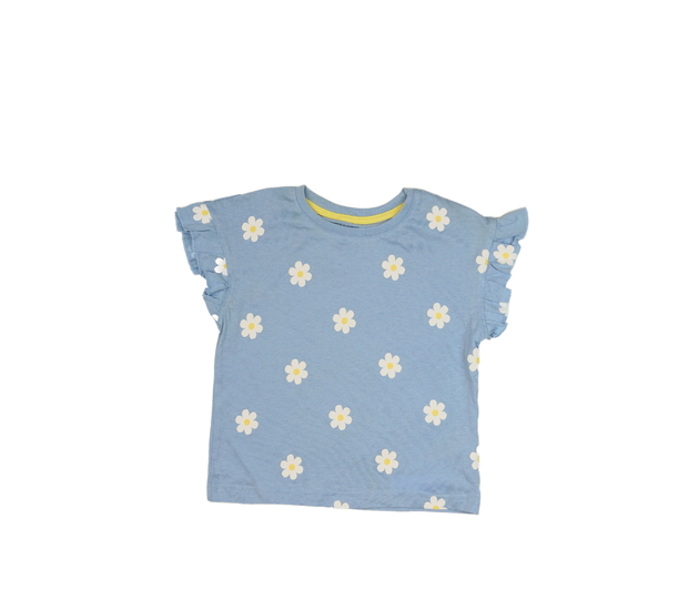Světle modré květinové triko Primark