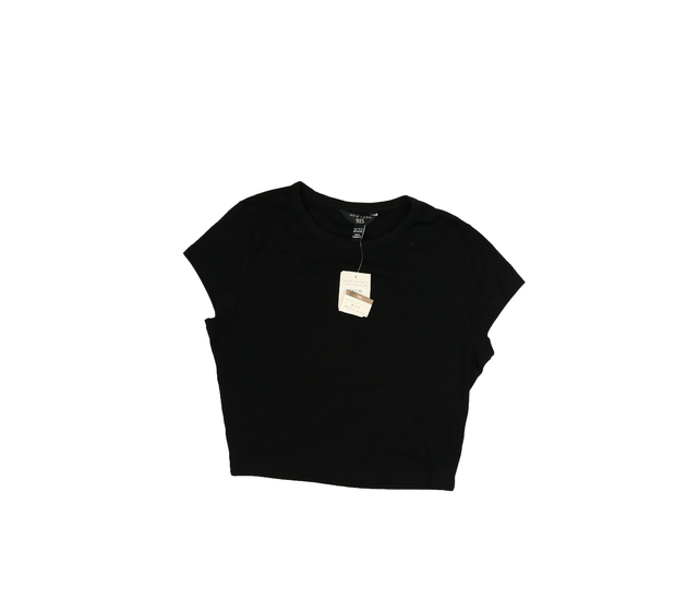 Nový černý crop top vel. 170 New Look