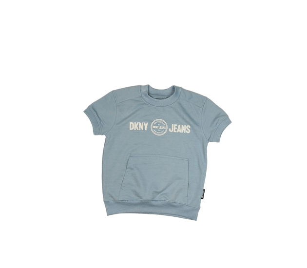 Modré mikinové triko DKNY