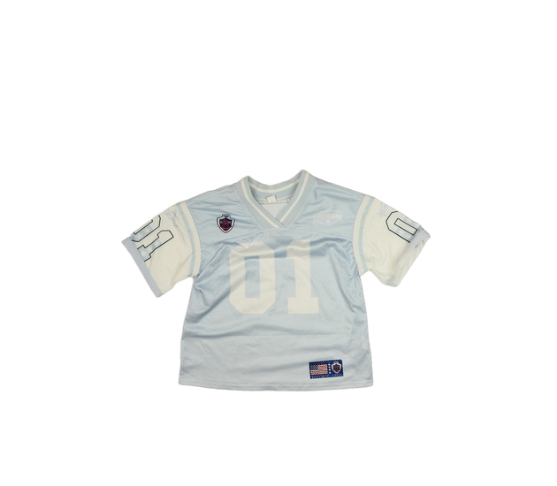 Světlé modro-bílé sportovní triko 