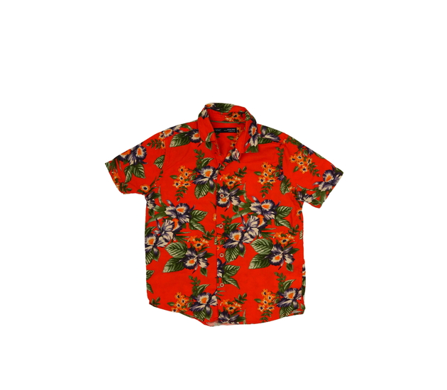 Červená květinová košile Next
