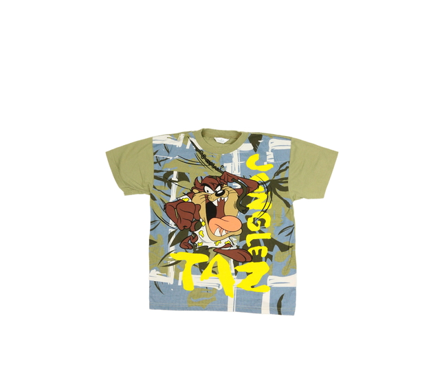 Zelené triko s potiskem Looney Tunes