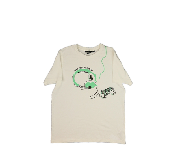 Smetanové triko s herním motivem River Island