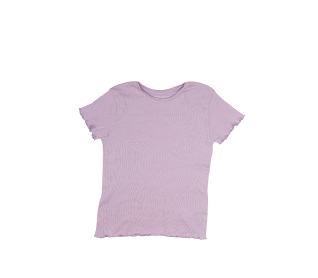 Fialové žebrované triko vel. 170 Primark