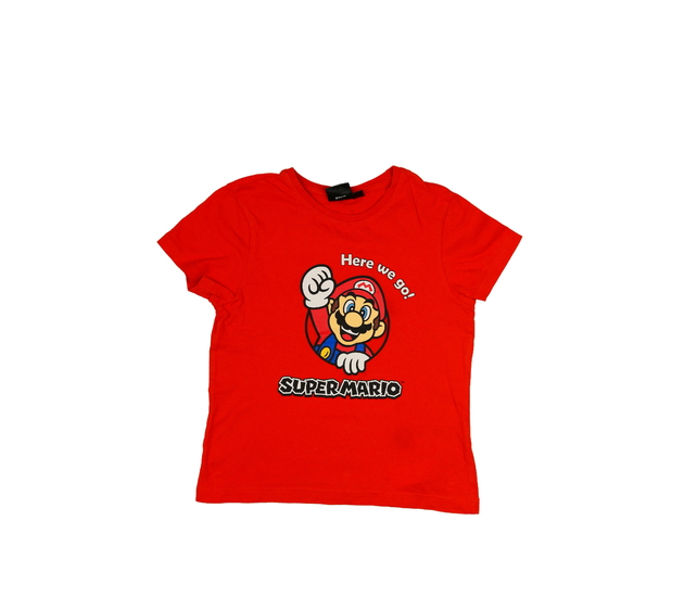 Červené triko Super Mario Primark