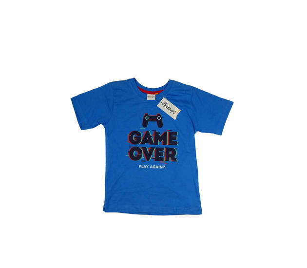 Nové modré triko s herním motivem 
