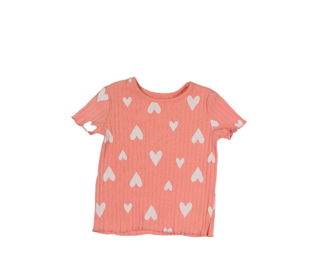 Meruňkové triko se srdíčky George