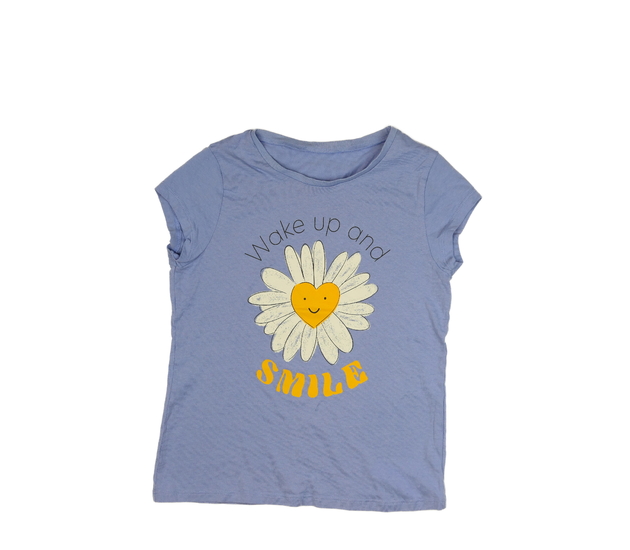 Modré triko s květinou George