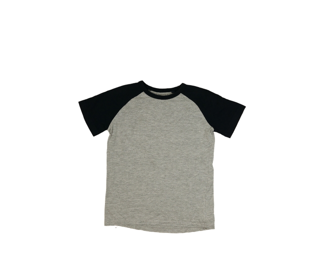 Šedé triko s tmavými rukávy Next