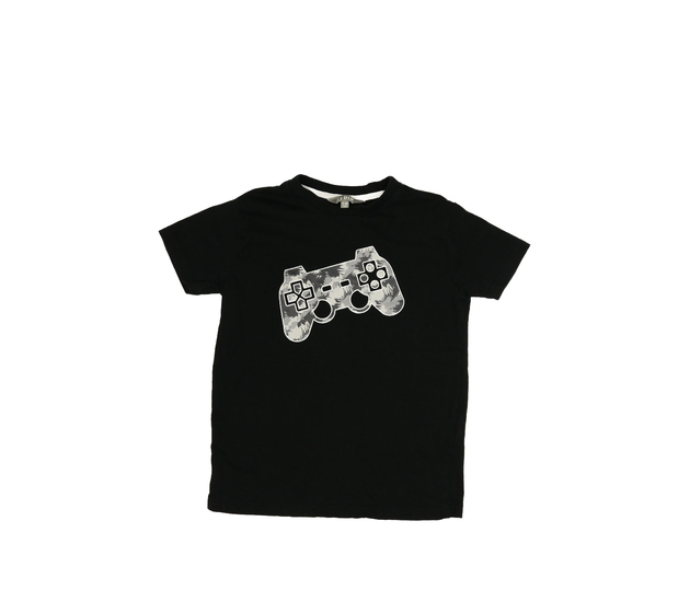 Černé triko s herním motivem 