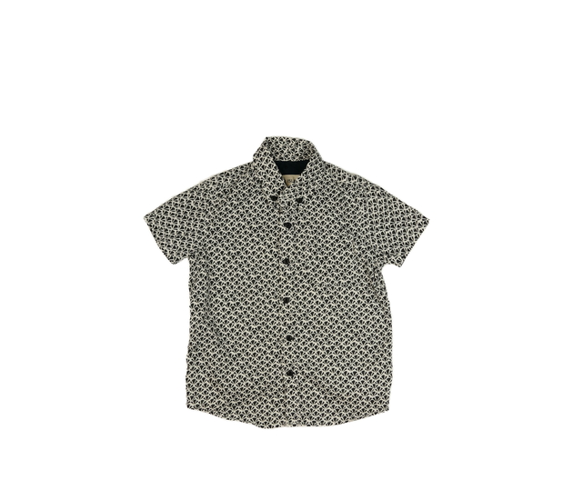 Černo-bílá vzorovaná košile River Island