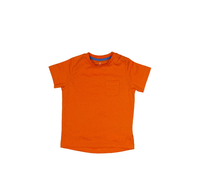 Oranžové triko s kapsou Mothercare