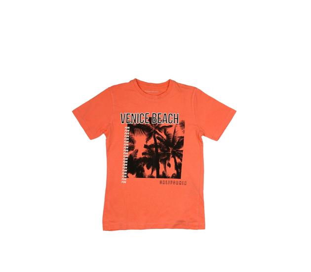 Růžové triko s potiskem Primark