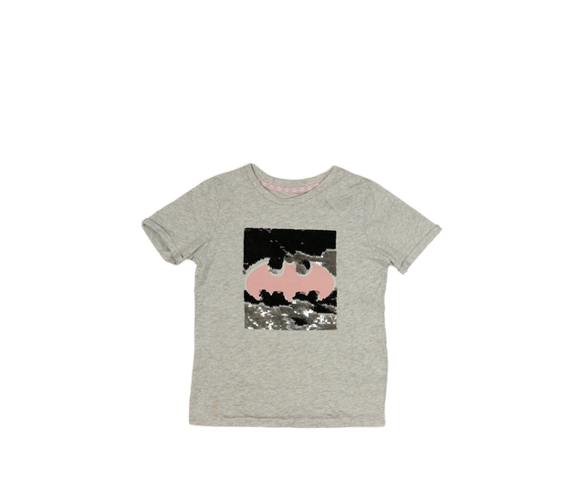 Šedé melírované triko Batman George