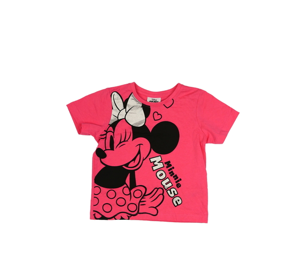 Růžové triko Minnie Primark