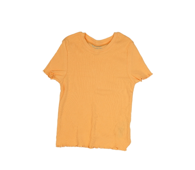 Oranžové žebrované triko Primark