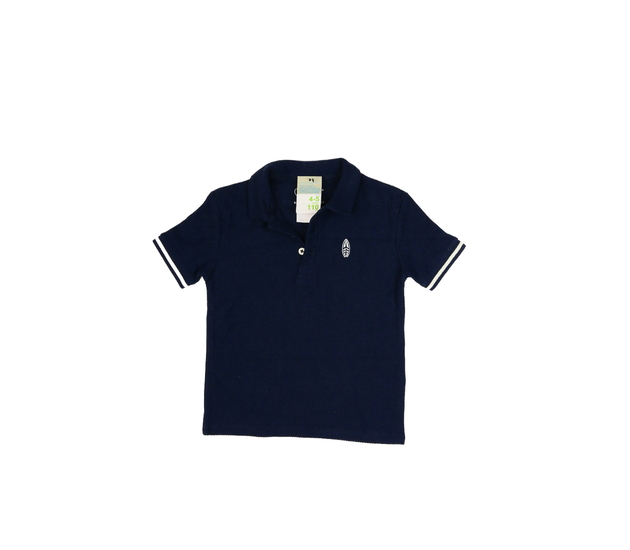 Nové tmavě modré triko s límečkem Primark