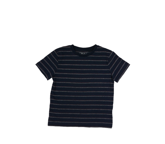 Tmavě modré pruhované triko Next