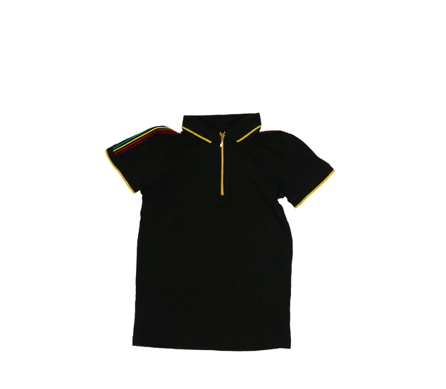 Černé triko s límečkem Next