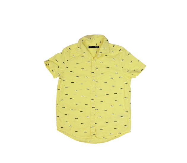 Žlutá košile s auty Next