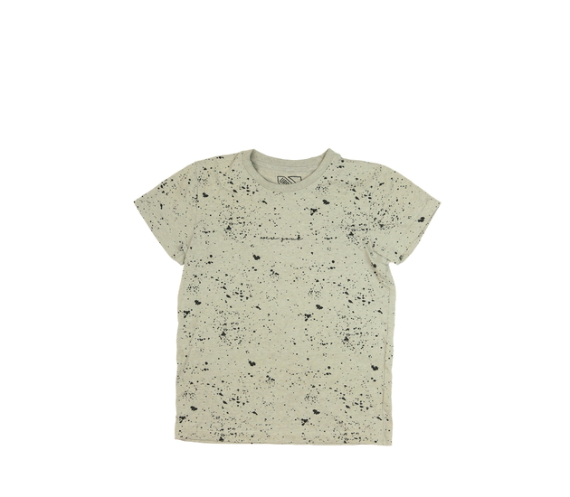 Šedé vzorované triko 