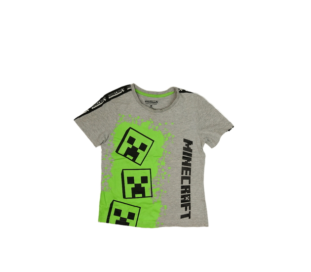 Šedé melírované triko Minecraft Nutmeg