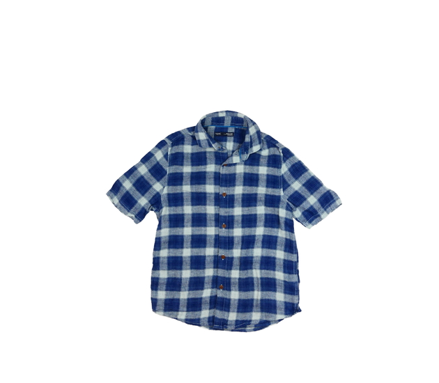 Modrá kostkovaná košile Next