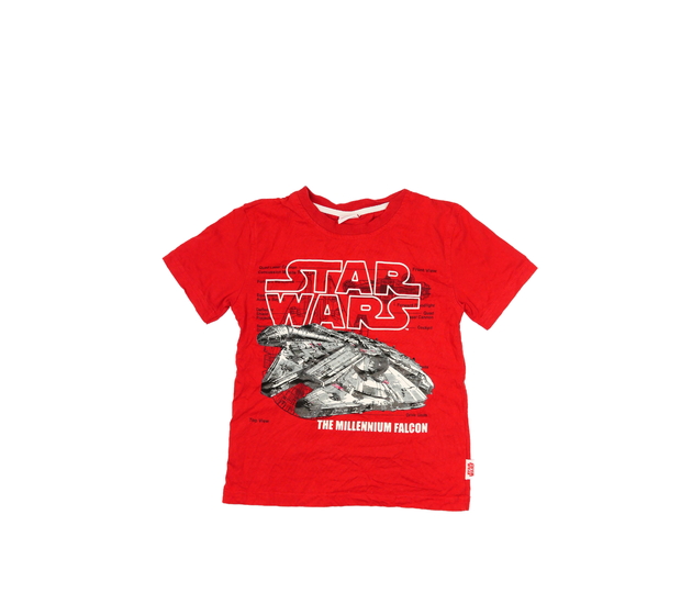 Červené triko s motivem Star Wars George