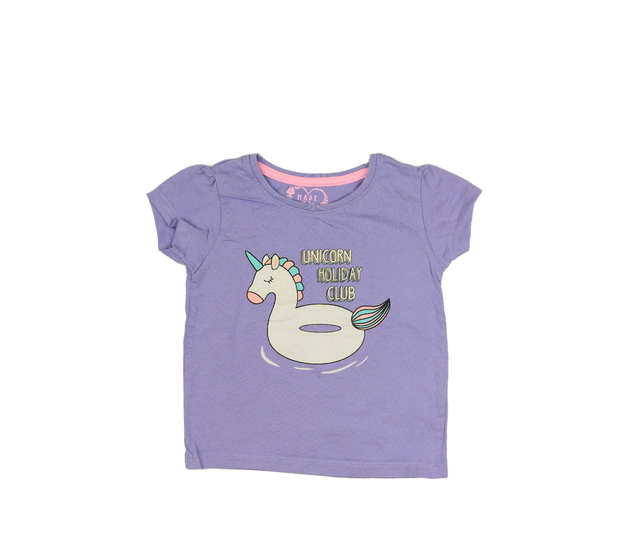 Fialové triko s jednorožcem Primark