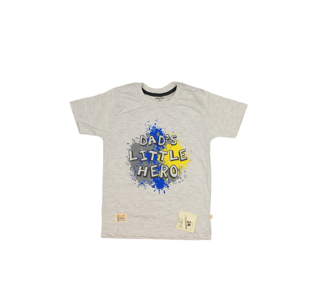 Nové šedé melírované triko 