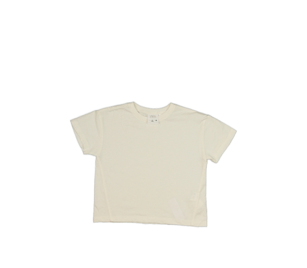 Krémové triko Zara